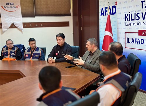 Vali Yardımcımız Sayın Hamza ÖZBİLGİ katılımıyla, Destek AFAD Gönüllüleri Kimlik Kartı Töreni gerçekleştirildi.